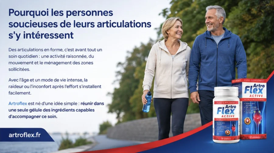 Artroflex Active — soutien quotidien des articulations et du confort de mouvement pour les personnes actives